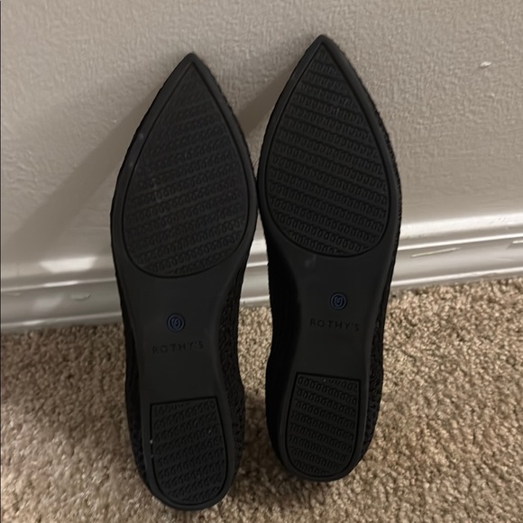 Rothy’s Black Flats with Pointed Toe - Picture 4 of 6